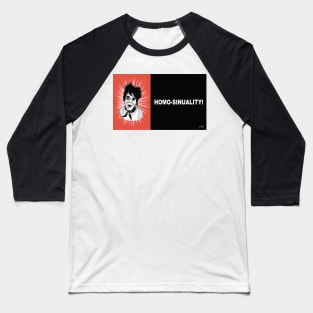 MR. SHOW: HOMO-SINUALITY CHICK TRACT Baseball T-Shirt